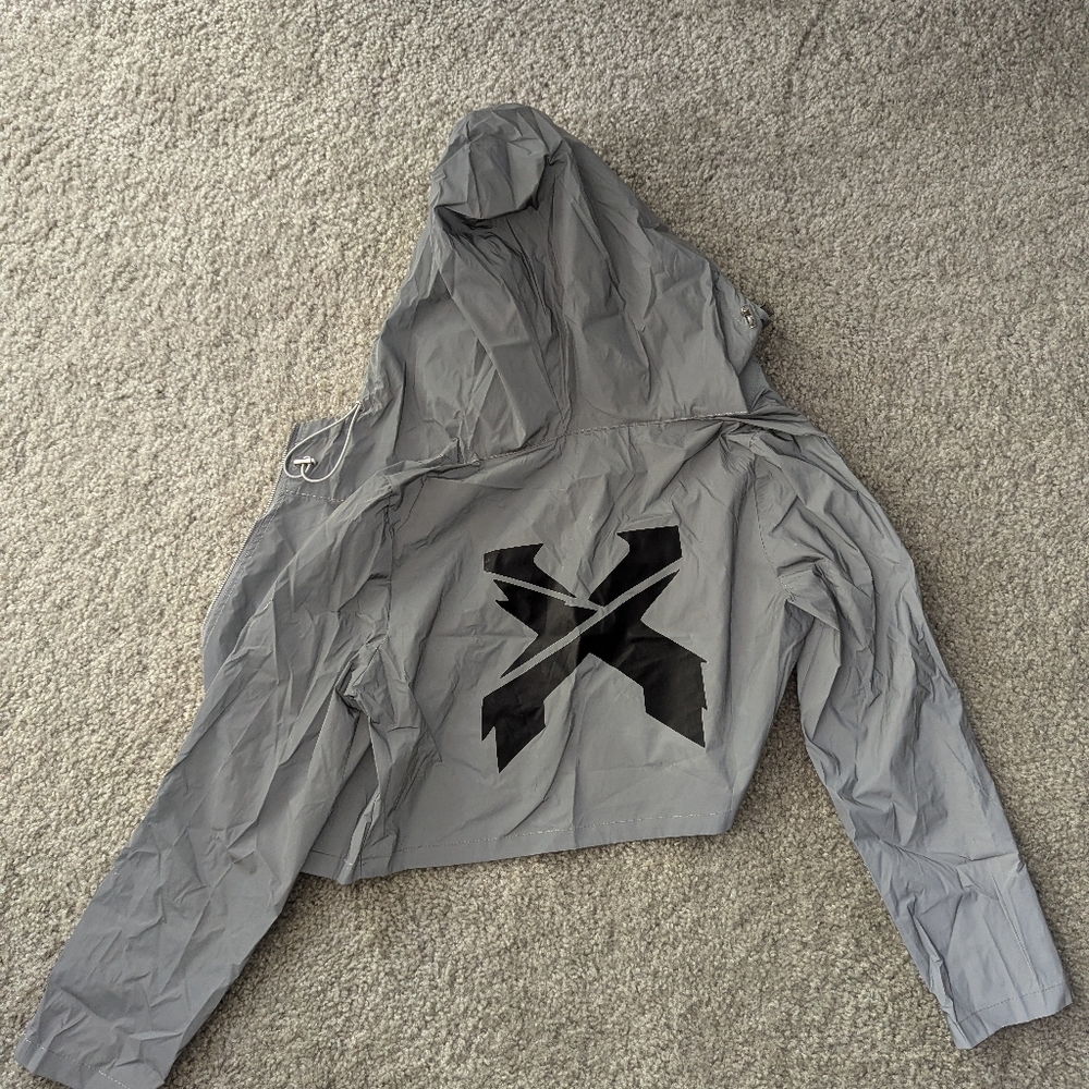 Excision Cropped Reflective Jacket - image 3
